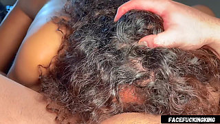 Mixed Race Kitt Lacey Rough Face Fucking Pussy Pounded & Creampied