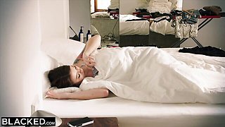 Mystery Joss Lescaf and Misha Cross - big cock action - Blacked.Com