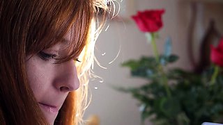 Amateur redhead Milf sucks and fucks a guy