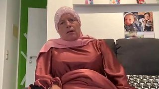 Fatima cumming on couch