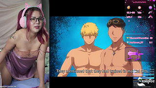 Me Getting Fucked Hard by Fans on My Fuck Machine While Watching Cheating Wife & Step-Sister Breeder Hentai