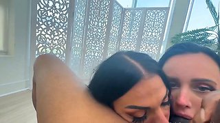 Nadine Kerastas Takes Exclusive BBC Anal Threesome With