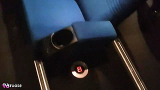 A pair of close teenage friends from Germany engaged in a daring act of oral sex at a movie theater, culminating in the