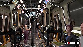 Neon Dreams When The City Chooses You - Hot Futa Fucks Hard Her Sexy Busty Slave In The Basement With Car Toon